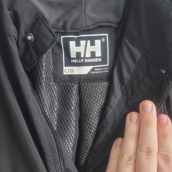 #348 Helly Hansen sz M Helli Tech Black Pants - Picture 5 of 10